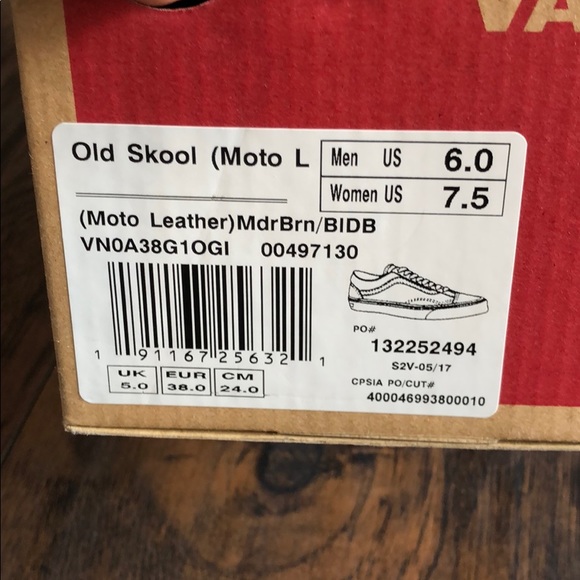 Leather MOTO vans - Picture 2 of 6